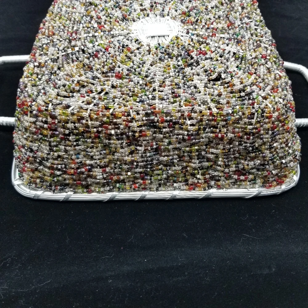 Handmade Square Aluminum Seed‎ Bead Wire Basket